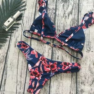 Sexy floral bikini